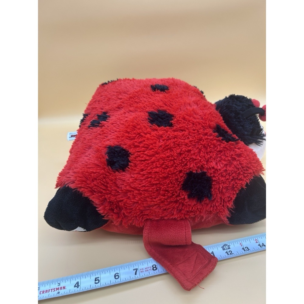 Pillow Pets Lady Bug Red Large Convertible Plush Pillow Stuffed Animal 18" 2010 - Picture 5 of 9